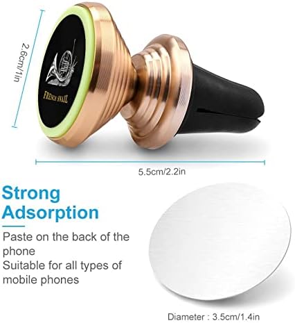 Snail saksofon Mount 360 ° okretni nosač mobilnog telefona Jednostavno instalirajte za izlaz ventilatora automobila