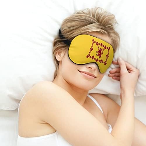 Škotska škotska maska ​​za oči sa podesivim kaišem za muškarce i žene noć spava za spavanje