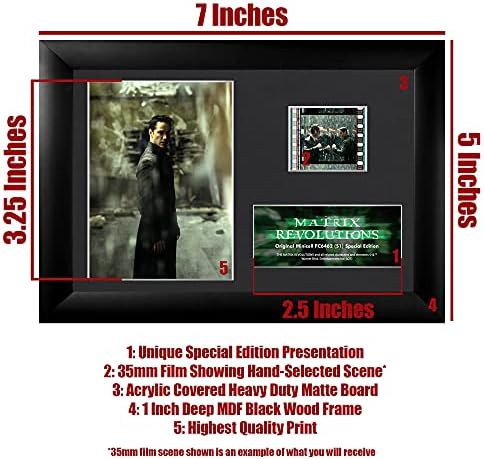 Trend Sets The Matrix Revolutions - Neo - Filmcells 7 X 5 Minicell prezentacija desktop - sadrži 35 mm filmski