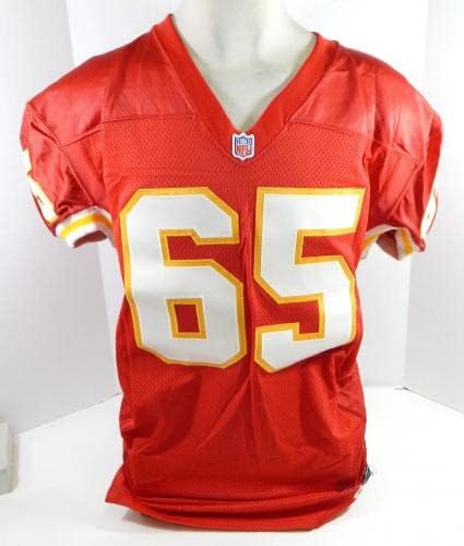 1999 Kansas Chiefs J.Smith 65 Igra izdana Crveni dres 50 DP32195 - Neintred NFL igra rabljeni dresovi