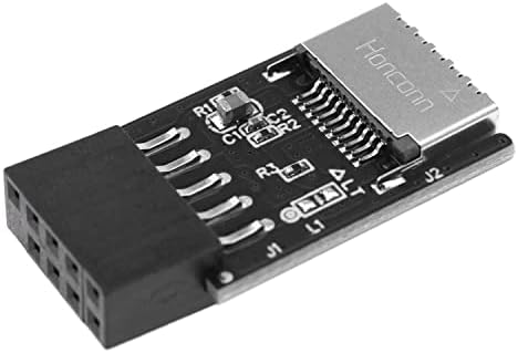 DGZZI USB adapter na prednjoj ploči USB 2.0 zaglavlje na prednjoj ploči USB 9PIN na USB 2.0 Tip-E interni