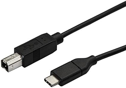 StarchC.com USB C do USB B kabl za štampač - 1,6 Ft / 0,5m - USB C printeri kabel - USB C do USB B