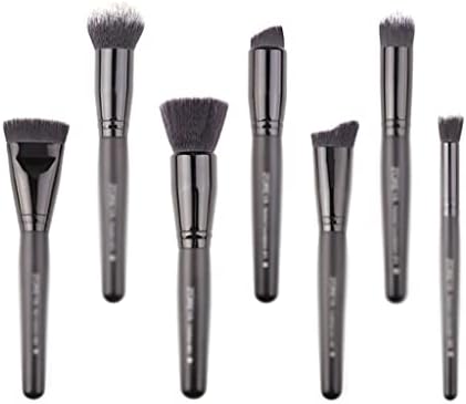 SLNFXC Ljepotični alati Fondacija Grooming Beauty Tools Drvena ručka Crna 7pcs šminka