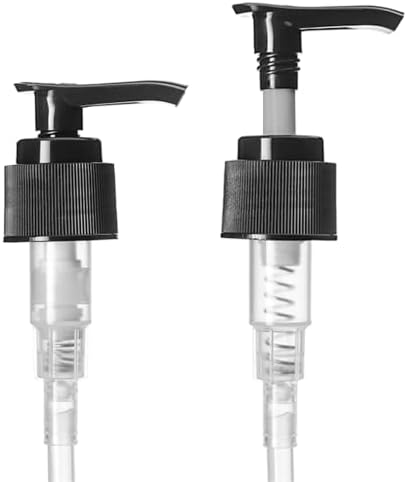 Aromine 8oz plastične amberne boce BPA-free Stisnite spremnici sa pumpom, naljepnice su uključene