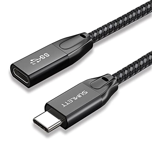 SOMELT USB C produžni kabel, USB 3.1 Gen 2 Tip C muško za žensko Extender Cord podržava PD 100W / 10Gbps /