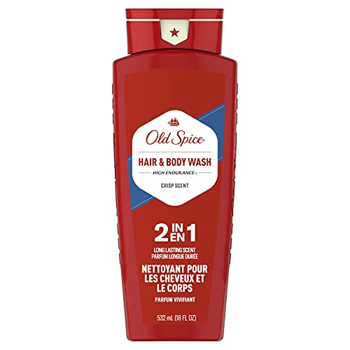 Old Spice high Endurance Hair + Body Wash za muškarce, Crisp miris, 18 fl oz