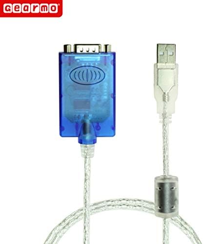 Gearmo 36in FTDI USB do serijskog kabla za MAC PC Linux, Win 11 W / TX / RX LED