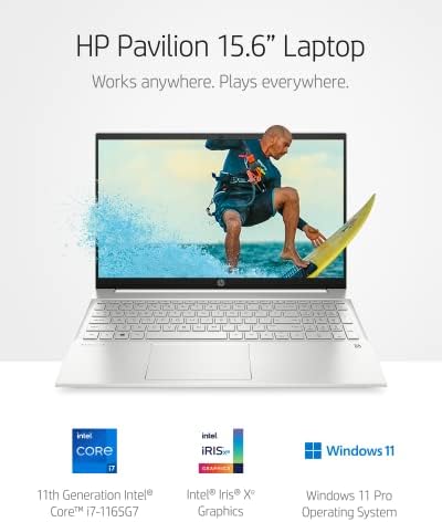 HP Pavilion 15 Laptop, 11. Gen Intel Core i7-1165g7 procesor, 16 GB RAM-a, 512 GB SSD skladište, Full HD IPS