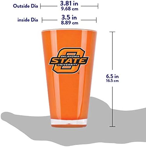 NCAA Oklahoma State Cowboys 20oz izolovana akrilna čaša Set od 2