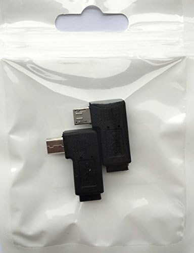 Posdou 1 par desno lijevo 90 stepeni ugao Micro USB muški na Micro USB Ženski Adapter