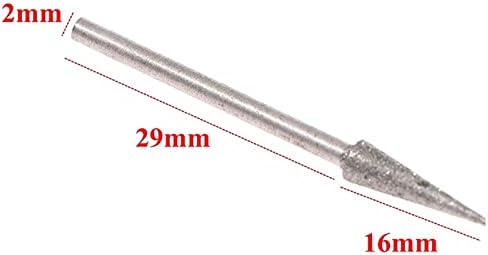 ANIFM 6kom 1-4mm Dijamantska Brusna glava igle bitovi Burrs graviranje alat za rezbarenje 2.35 mm drška