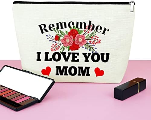 MXRYMVU I Love You Mom Darovs Makeup Bag Najbolja mama ikad pokloni Ideas Pokloni za mamu od kćerke mami rođendanski