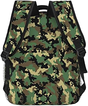 EWMAR Camo tiskani platneni ležerni ruksak / lagana težina studentski putnički ruksak backpad baksak za laptop