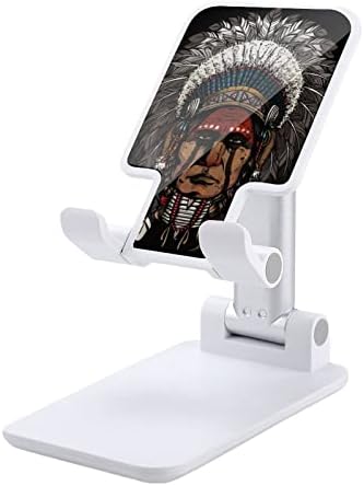 Indijanci Indian Warrior Funny sklopivi stolni nosač mobitela Portable Podesivi pribor za štand